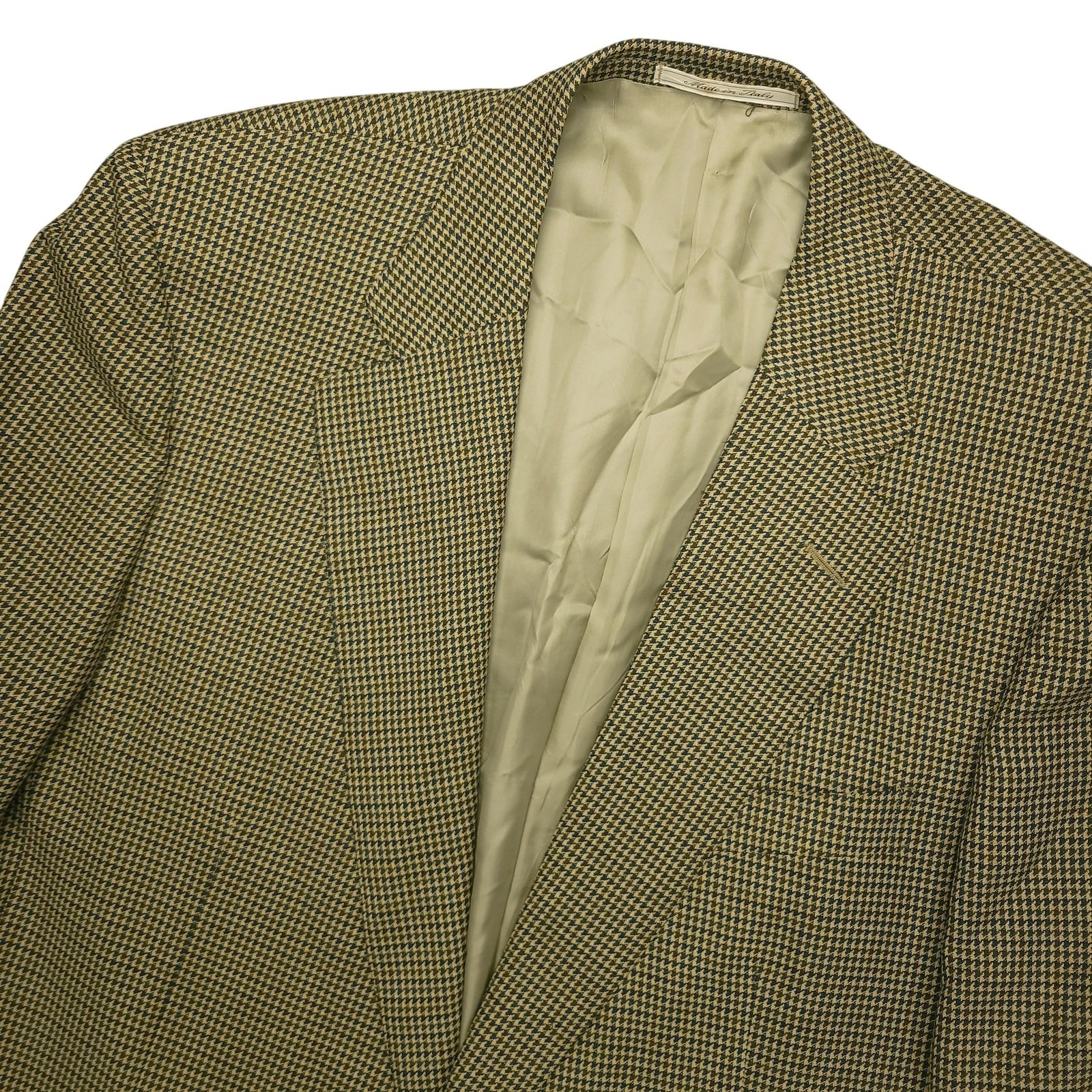 Ermenegildo Zegna Blazer Mens 58l Brown Check Wool Tweed Sport Coat Jacket